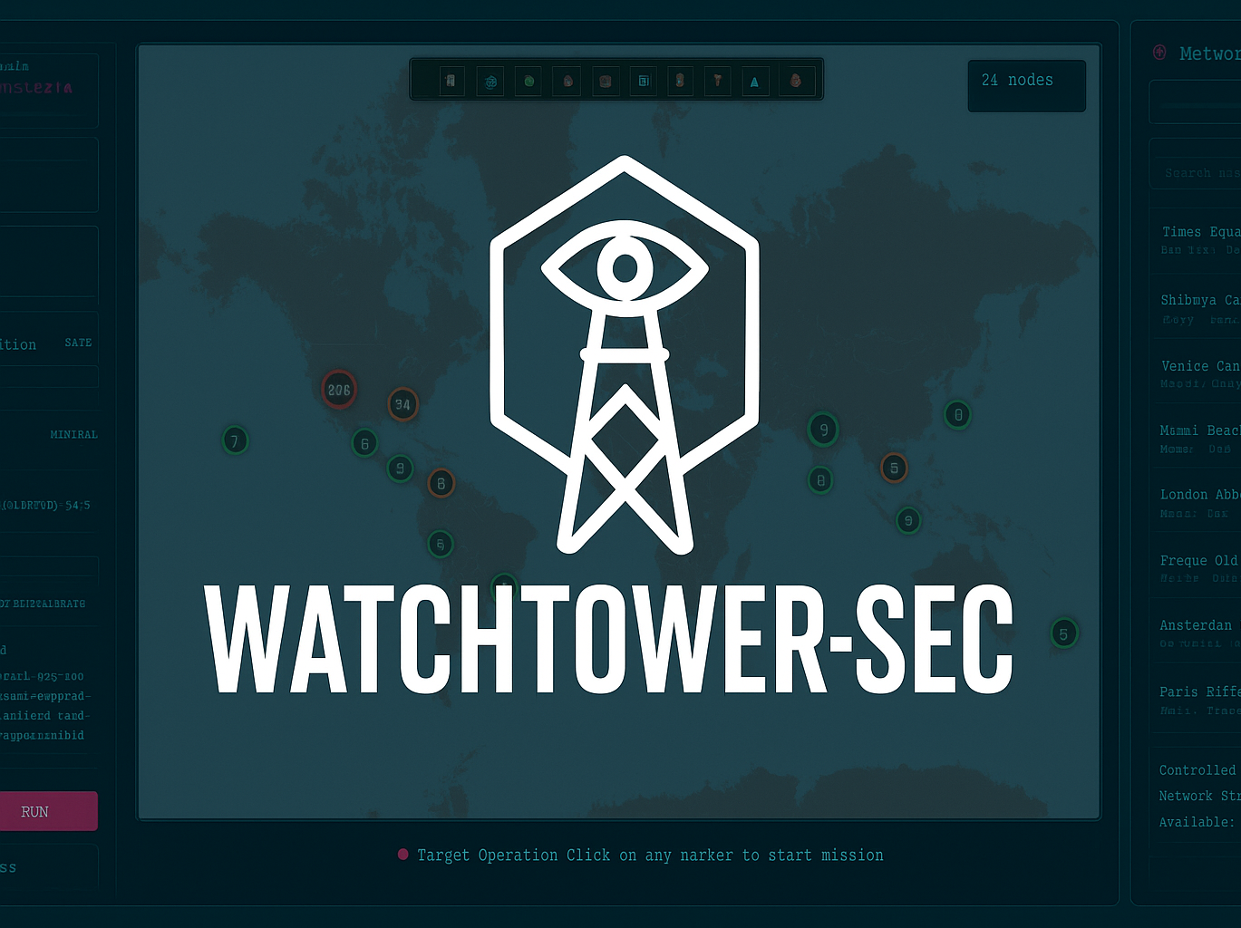 WatchTower security simulation prototype